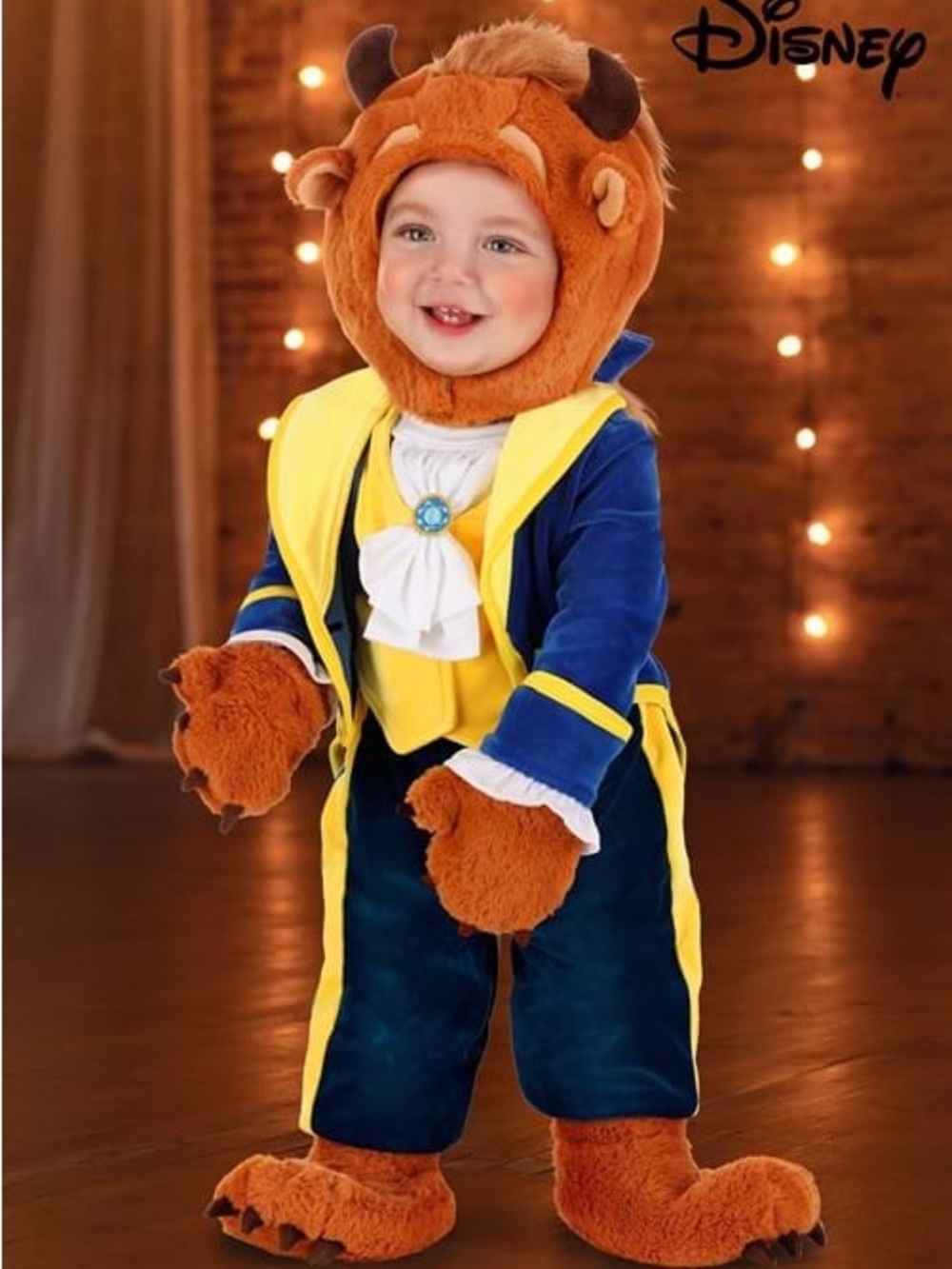 Disney Toddler Beast Costume in Blue, Yellow and Brown